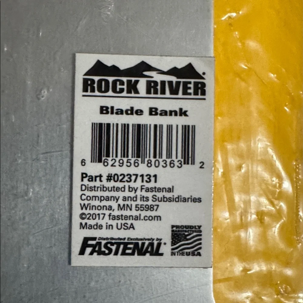 New - 4 Fastenal Rock River Blade Banks made in USA